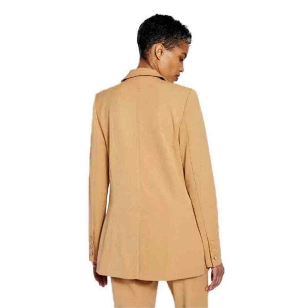 NWT New Universal Standard French 75 Blazer in Iced Coffee Tan Size 14-16 - Picture 2 of 7